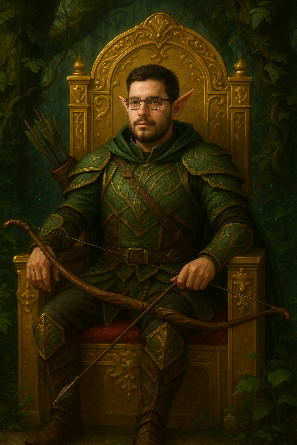 Portrait de Sof, elfe des bois rôdeur niveau 1