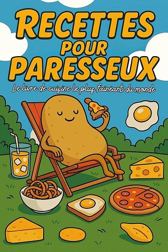 Lisa Brune - Recettes pour Paresseux - Le livre de cuisine le plus fainéant du monde (2025)