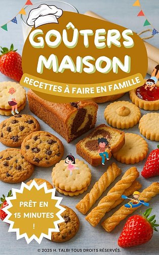 H TALBI - Goûter Maison: Recettes à Faire en Famille - Prêt en 15 minutes ! (2025)