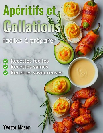 Yvette Mason - Apéritifs et Collations faciles à préparer: Recettes faciles, saines et savoureuses (2025)