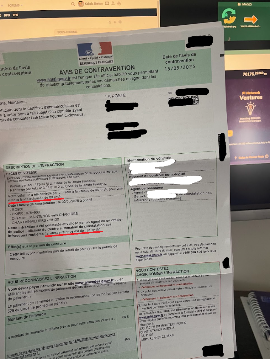 [PHOTO] J'ai été flashé à 81 km/h au lieu de 80 : Sélection naturelle