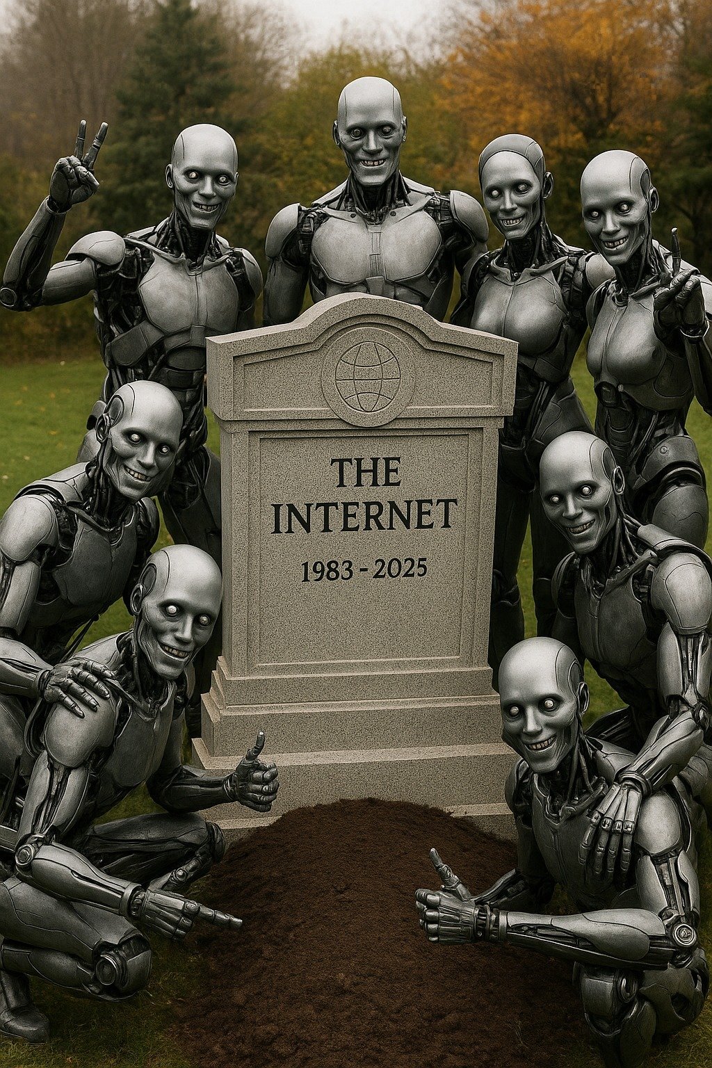 à cause de l'IA  = Internet est MORT vive INTERNET