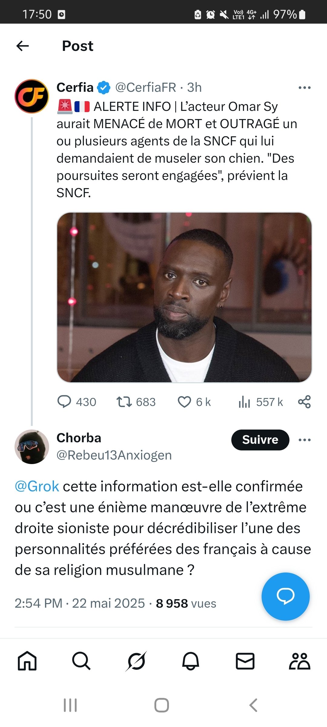Les golems qui se font contredire par Grok en pensant qu'il irait dans leur sens
