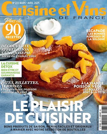 Cuisine et Vins de France - Mars-Avril 2025