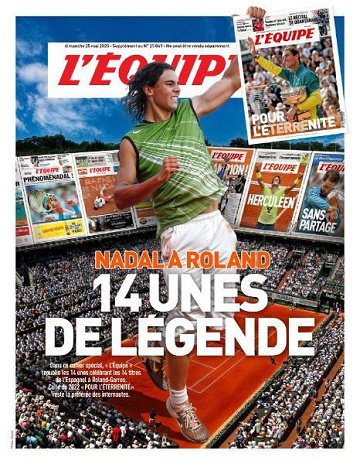 L'Equipe Supplement - 25 Mai 2025