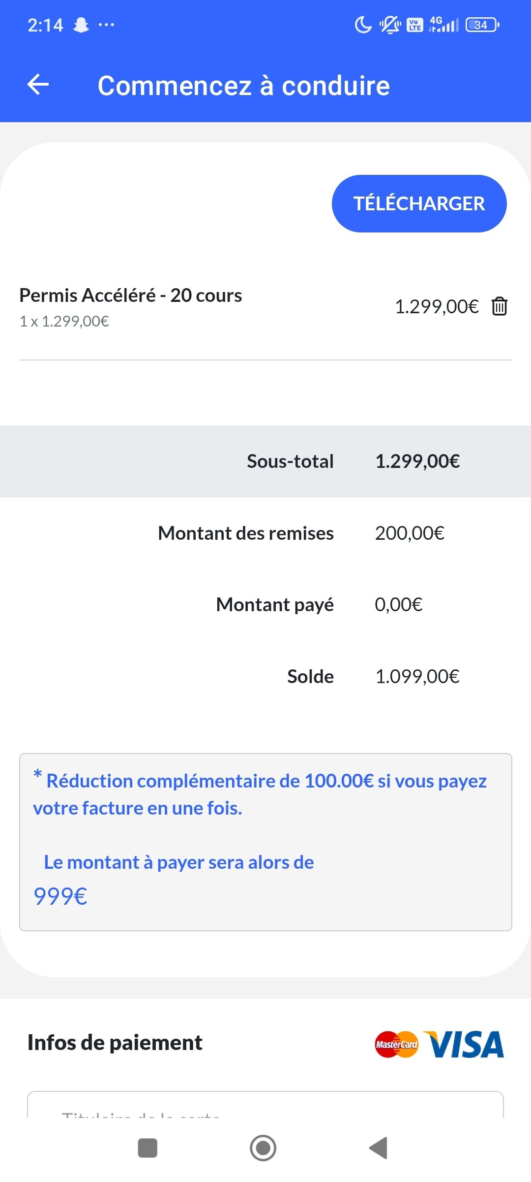 Faire un crédit pour le permis