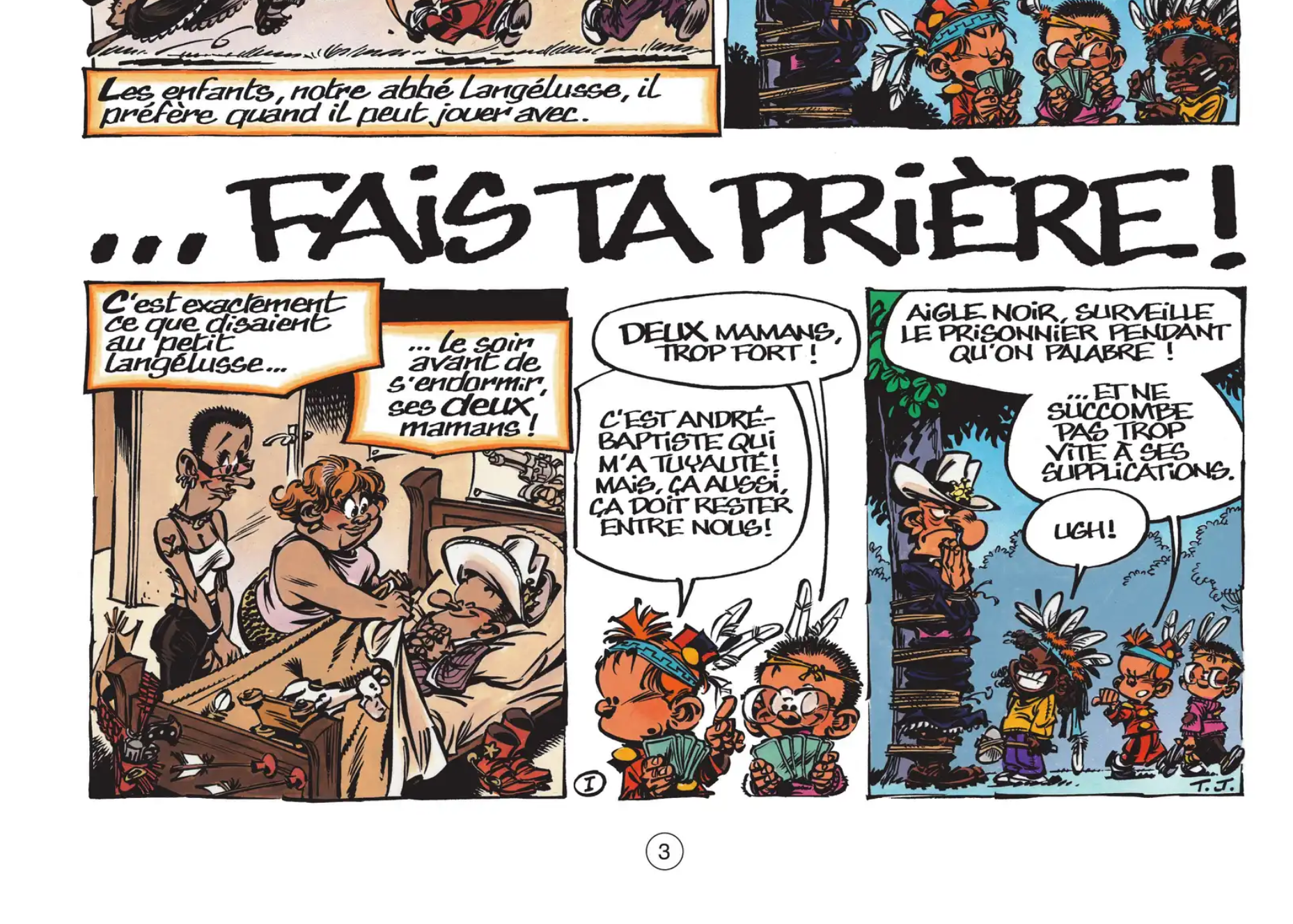 ALERTE NUCLEAIRE ! Le prêtre dans le petit spirou A DEUX Mères !