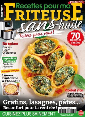 Recettes pour ma Friteuse sans huile - Septembre-Novembre 2024 Recettes pour ma Friteuse sans huile - Septembre-Novembre 2024