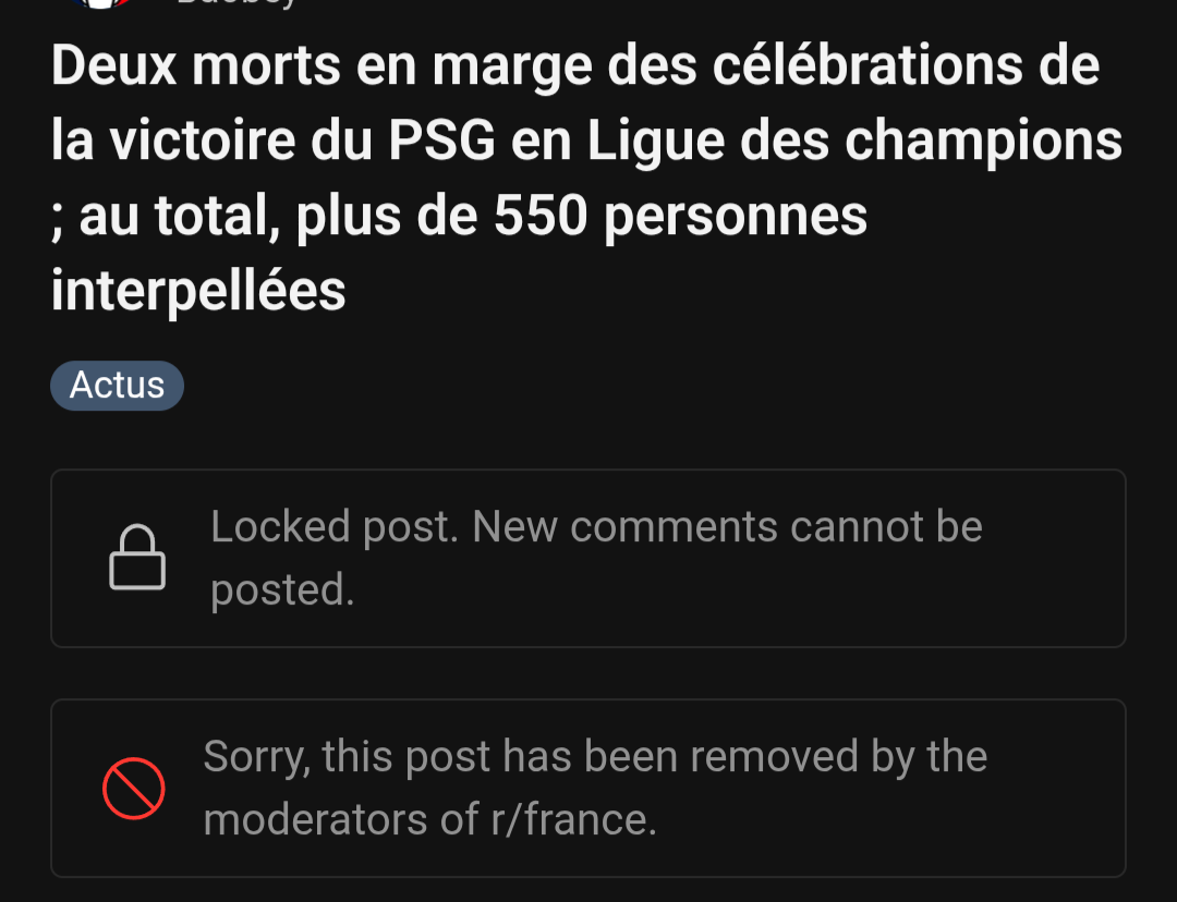 Ayaaaa les avis de R/France sur les émeutes !!!