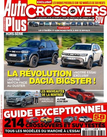 Auto Plus Hors-Série Crossovers Suv - Mai-Juillet 2025
