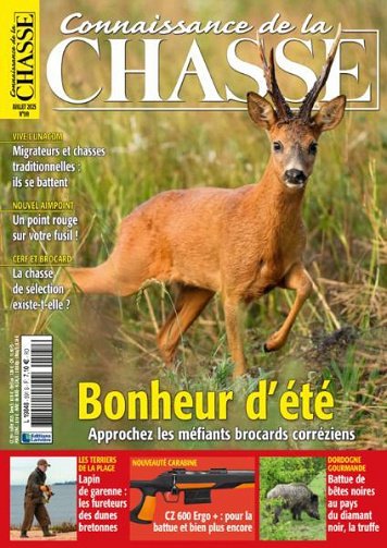 Connaissance de la Chasse - Juillet 2025