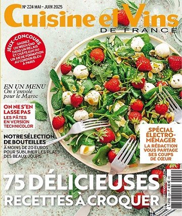 Cuisine et Vins De France - Mai-Juin 2025