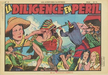 Les aventures illustrees (Serie 2) - Tome 02 - La diligence en péril