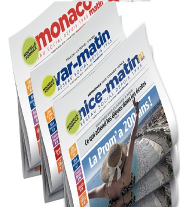 Pack Journaux Groupe Nice-Matin (8 éditions) - 28 Juin 2025