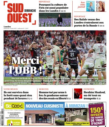 Sud Ouest (5 éditions) - 29 Juin 2025