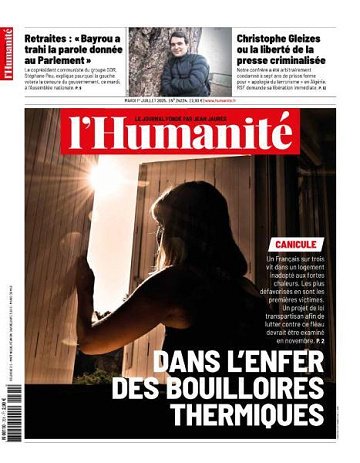 L'Humanite - 1er Juillet 2025