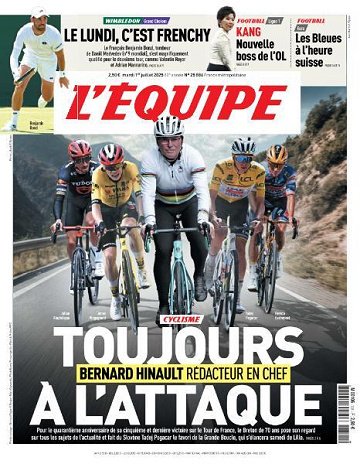 L'equipe du Mardi 1er Juillet 2025