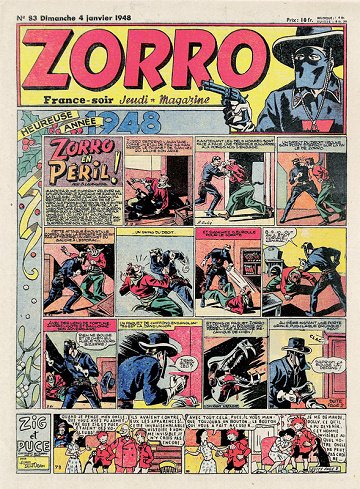 Zorro - Jeudi magazine - Tomes 83 à 108