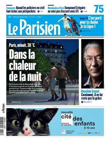 Le Parisien - 2 Juillet 2025