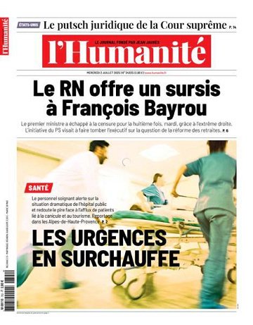 L'Humanite - 2 Juillet 2025
