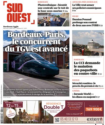 Sud Ouest (5 éditions) - 2 Juillet 2025