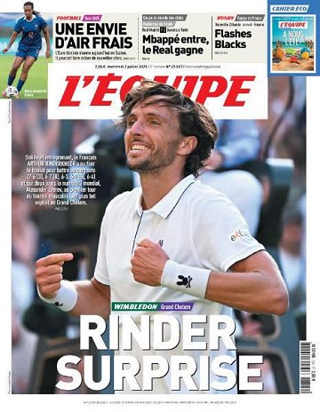 L'equipe du Mercredi 2 Juillet 2025