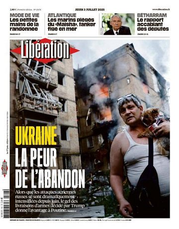 Libération du Jeudi 3 Juillet 2025
