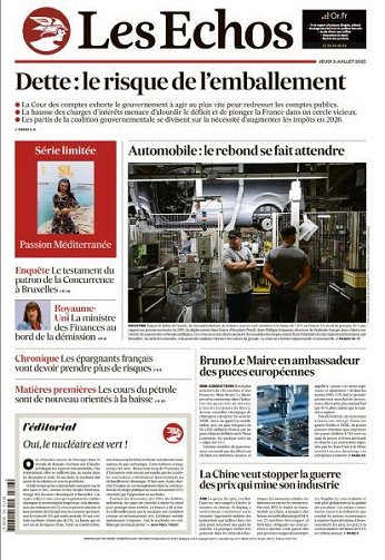 Les Echos - 3 Juillet 2025