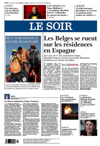 Le Soir Bruxelles - 3 Juillet 2025