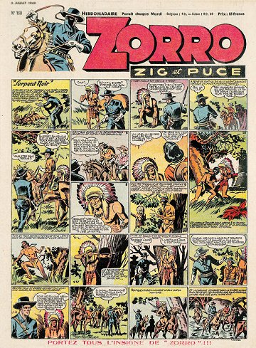 Zorro - Jeudi magazine - Tomes 160 à 185