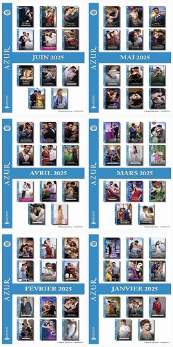Pack Harlequin Azur (Janvier-Juin 2025) - Collectif Pack Harlequin Azur (Janvier-Juin 2025) - Collectif