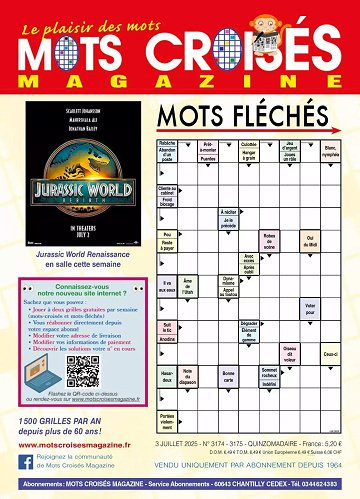 Mots Croisés Magazine - 16 Juillet 2025