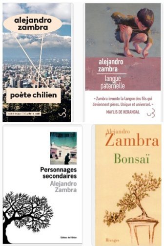 Alejandro Zambra - Pack 4 livres