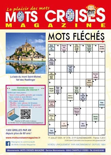 Mots Croisés Magazine - 17 Juillet 2025
