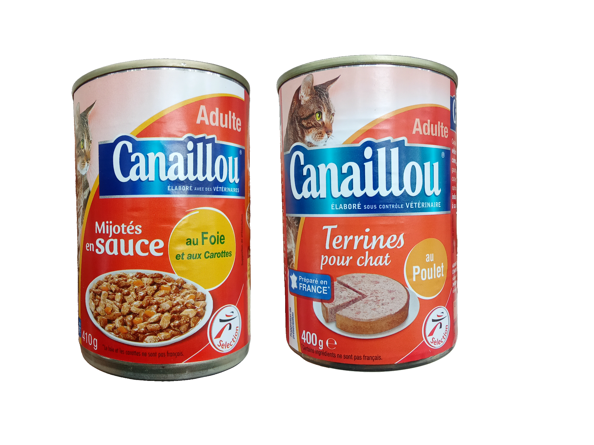 Canaillou Terrines pour chat adulte