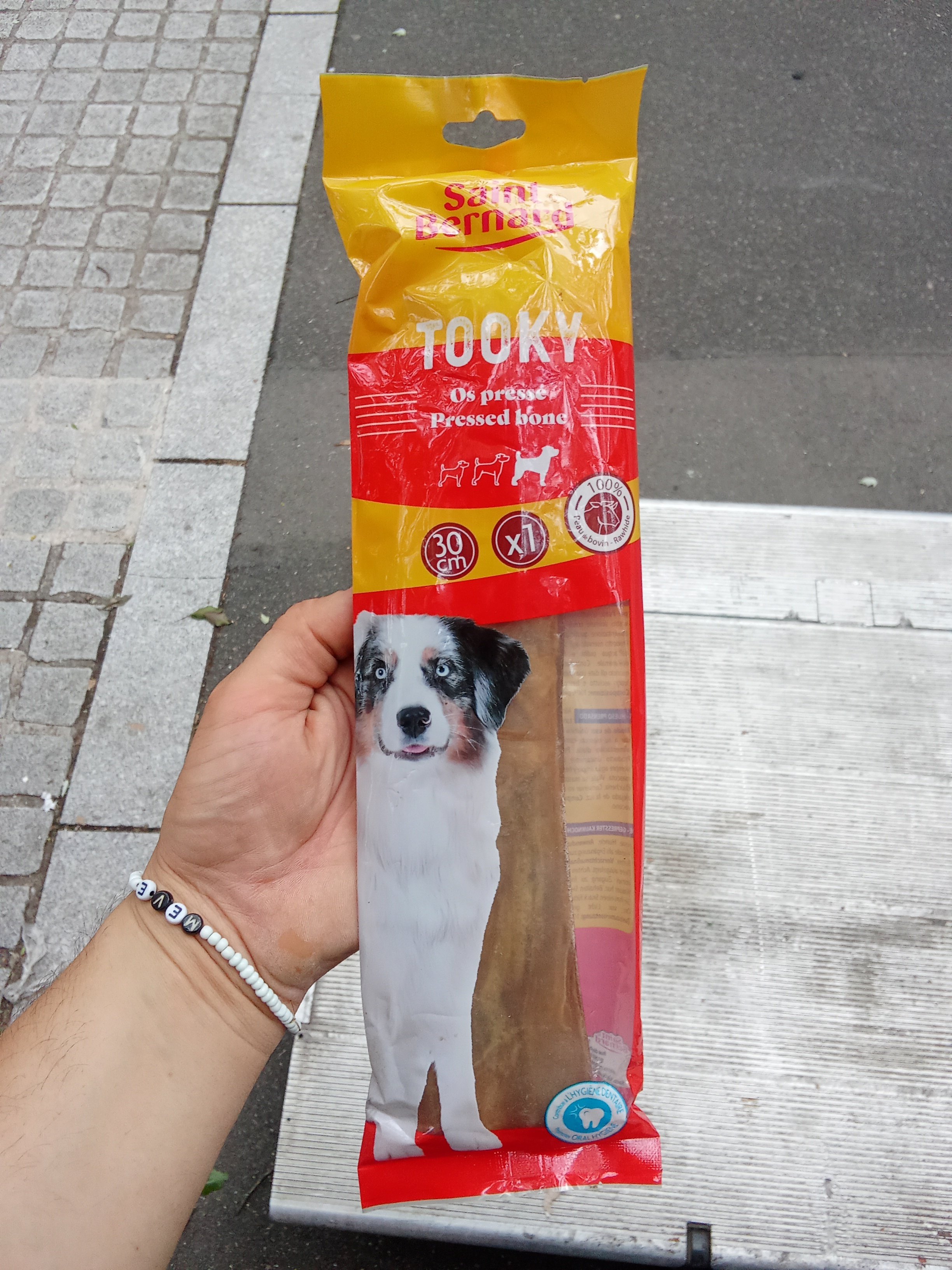 Saint Bernard Tooky os pressés bones friandises pour chien