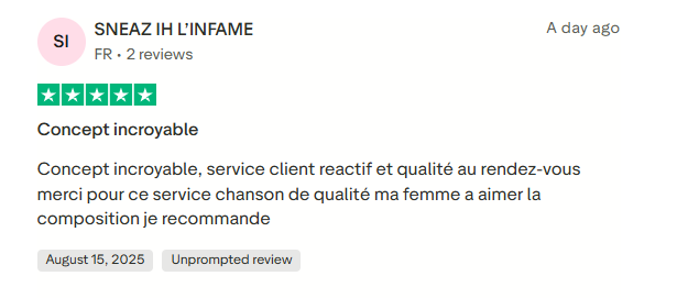 Avis client
