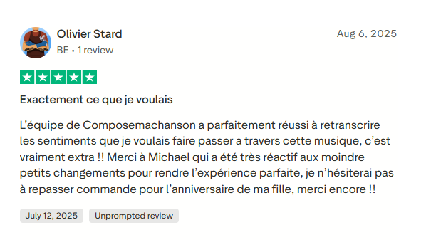 Avis client