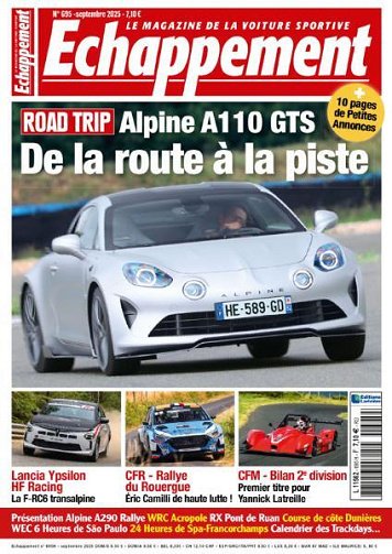 Échappement - Septembre 2025
