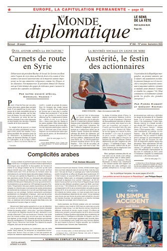 Le Monde Diplomatique - Septembre 2025