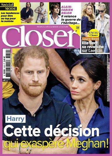 Closer France - 5 Septembre 2025