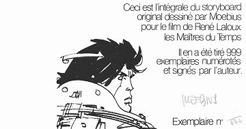 Moebius - Les Maîtres du temps (Storyboard)