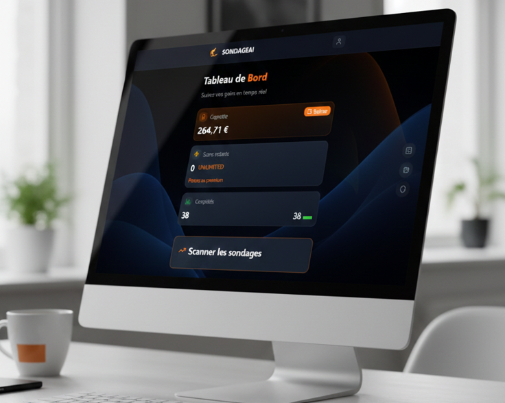 Interface de l'outil SondageAI