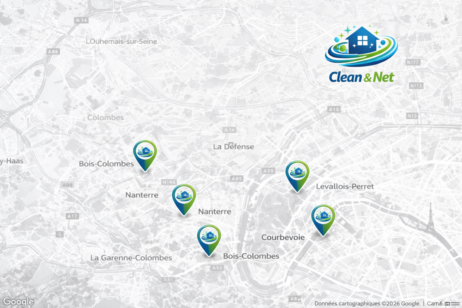 Nettoyage professionnel à Courbevoie