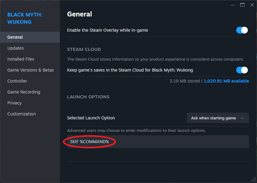 BMW Steam Properties