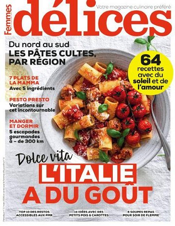 Délices de Femmes d'Aujourd'hui N°3 - Mars 2026