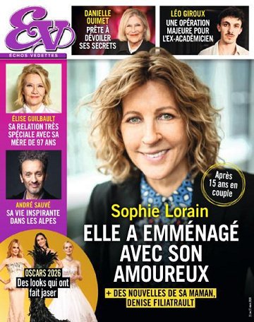 Échos Vedettes - 21 Mars 2026