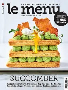 le menu Édition française - Avril-Mai 2026