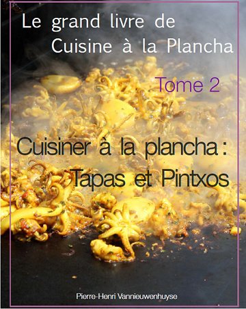 Le grand livre de cuisine à la plancha - Tome 2 - Cuisiner à la plancha : Tapas et Pintxos - Pierre-Henri Vannieuwenhuyse (2012)