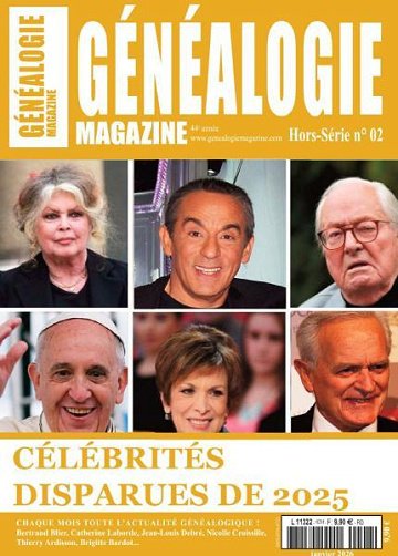 Généalogie Hors-Série - Janvier 2026